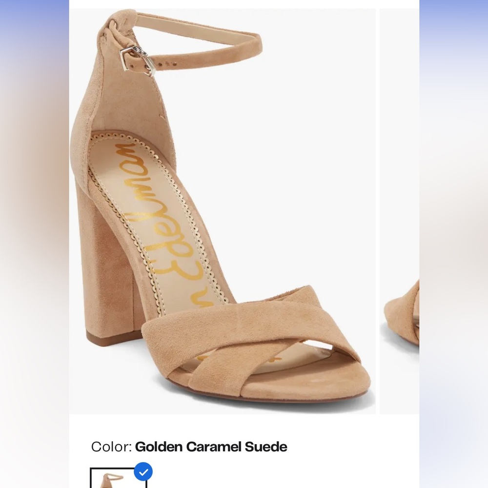 Sam Edelman 7.5 crisscross sandals